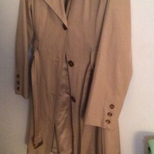 DKNY Tan Trench Coat
